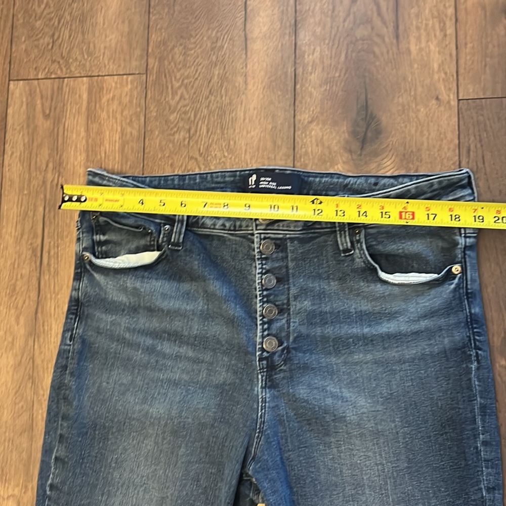 Gap hi rise button fly universal legging light wash 20/35r - Picture 5 of 7